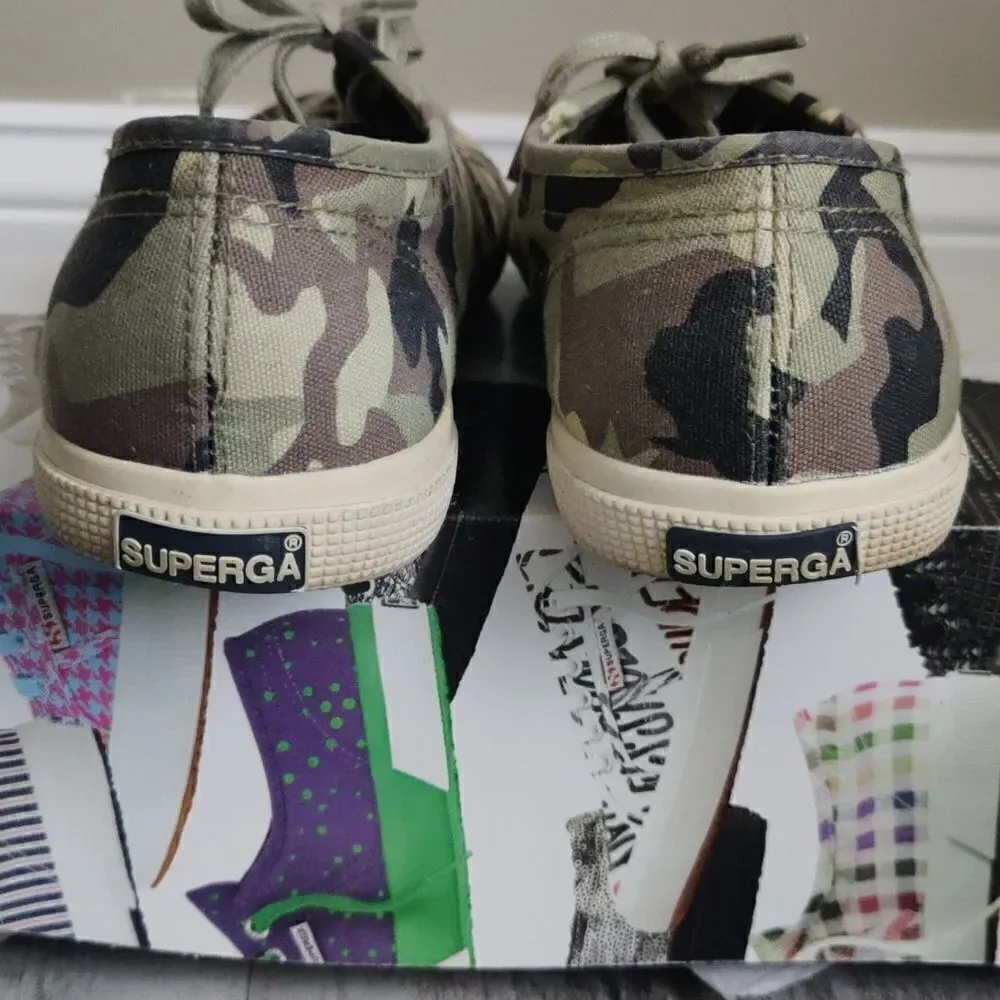 Superga camo sneakers